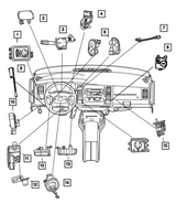 Mopar® #56021048 Automatic Transmission Overdrive Lockout Switch