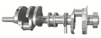Mopar 4893356AA 300/Challenger/Charger 5.7L VVT OEM Crankshaft

