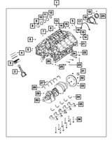 Mopar 4893356AA 300/Challenger/Charger 5.7L VVT OEM Crankshaft

