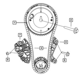 Mopar 4893429AA 300/Challenger/Charger VVT Timing Chain Guide

