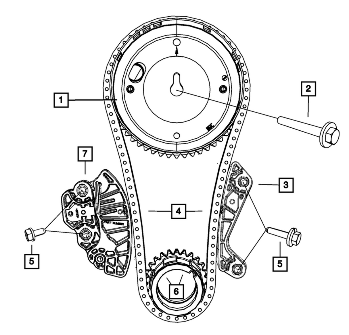 Mopar 53022243AF 300/Challenger/Charger VVT OE Camshaft Phaser

