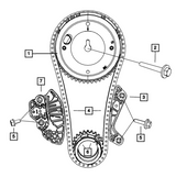 Mopar® #53022317AC (09-26) Mopar 5.7L/6.4L VVT/MDS Crankshaft Sprocket