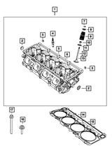 Mopar® #53022088AD (09-26) Mopar 5.7L HEMI Left Cylinder Head Exhaust Valve