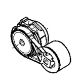 Mopar® #5086958AB (03-26) Dodge Ram 2500/3500 5.9L/6.7L OE Belt Tensioner