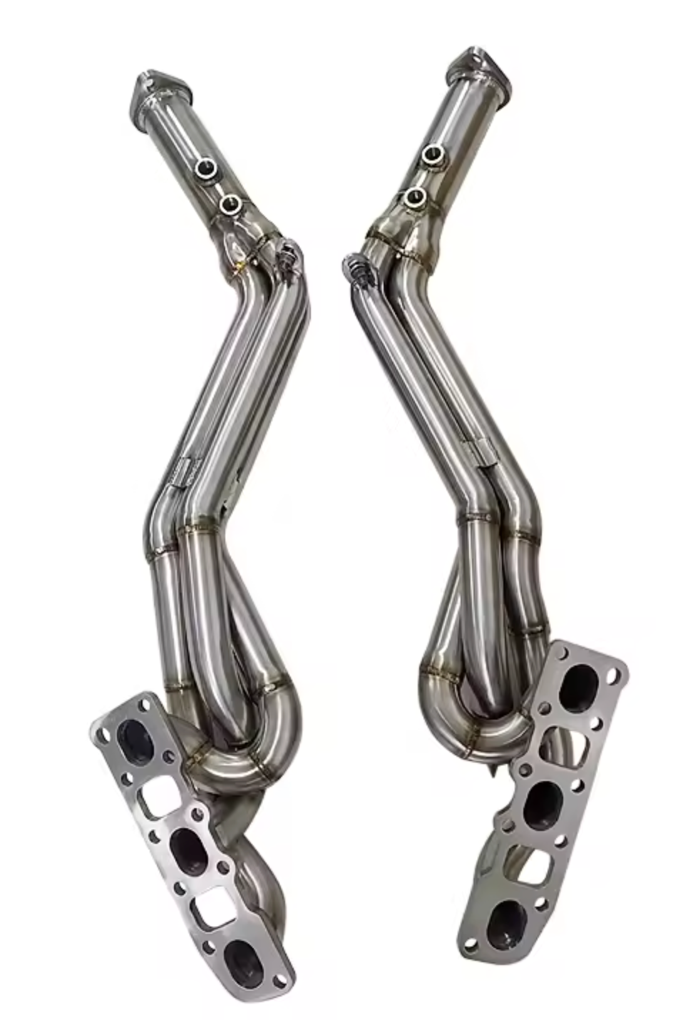 350Z/G35/G37/370Z VQ35DE/VQ37VHR Long Tube Exhaust Headers with Catless Mid-Pipes