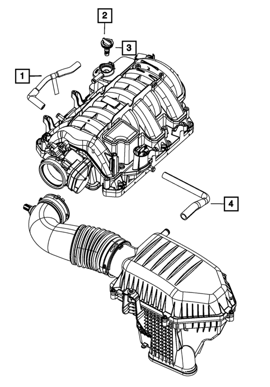 Mopar® #53032940AB (09-26) GEN III HEMI VVT/MDS OEM PCV Valve
