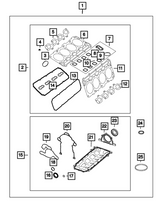 Mopar® #53021335AE (09-26) GEN III HEMI VVT Crankshaft Rear Oil Seal Retainer