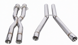 Kingman Speed® (06-08) Corvette C6 6.0L LS2 304SS 3" Catless Exhaust X-Pipe