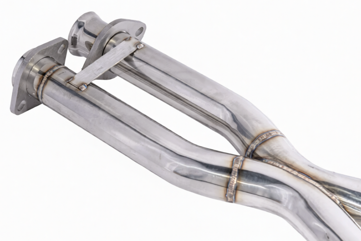 Kingman Speed® (06-08) Corvette C6 6.0L LS2 304SS 3" Catless Exhaust X-Pipe