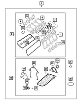 Mopar® #53022306AC (09+) GEN III HEMI 5.7L VVT/MSD Right Side Cylinder Head Gasket