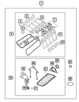 Mopar® #53022306AC (09+) GEN III HEMI 5.7L VVT/MSD Right Side Cylinder Head Gasket