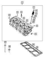Mopar® #68240108AA (09+) GEN III HEMI 5.7L Right Side Cylinder Head Gasket (0.50mm Thicker)