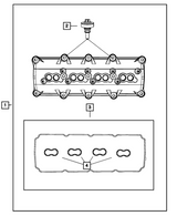 Mopar® #53022085AD (09+) GEN III HEMI VVT/MDS 5.7L/6.4L Right Side Cylinder Head Cover