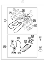 Mopar® #5114179AB (09+) GEN III HEMI 5.7L/6.2L/6.4L OEM Valve Cover Gasket Set