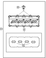 Mopar® #5114179AB (09+) GEN III HEMI 5.7L/6.2L/6.4L Spark Plug Well Gasket