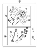 Mopar® #5045495AA GEN III HEMI 5.7L VVT/MDS Left Side Exhaust Manifold Gasket
