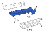 Mopar® #53013849AF (20-23) 300/Challenger/Charger 5.7L Driver Side Exhaust Manifold