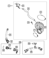 Mopar® #5149279AC GEN III HEMI OEM Charge Air Temp Sensor