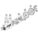 Mopar® #4752455AC (11+) GEN III HEMI 6.2L/6.4L Torque Converter Drive Plate
