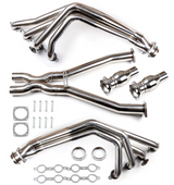 Kingman Speed® (97-04) Corvette C5 LS1/LS6 1-7/8" Long Tube Headers with Catless X-Pipe