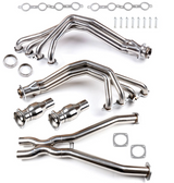 Kingman Speed® (97-04) Corvette C5 LS1/LS6 1-7/8" Long Tube Headers with Catless X-Pipe