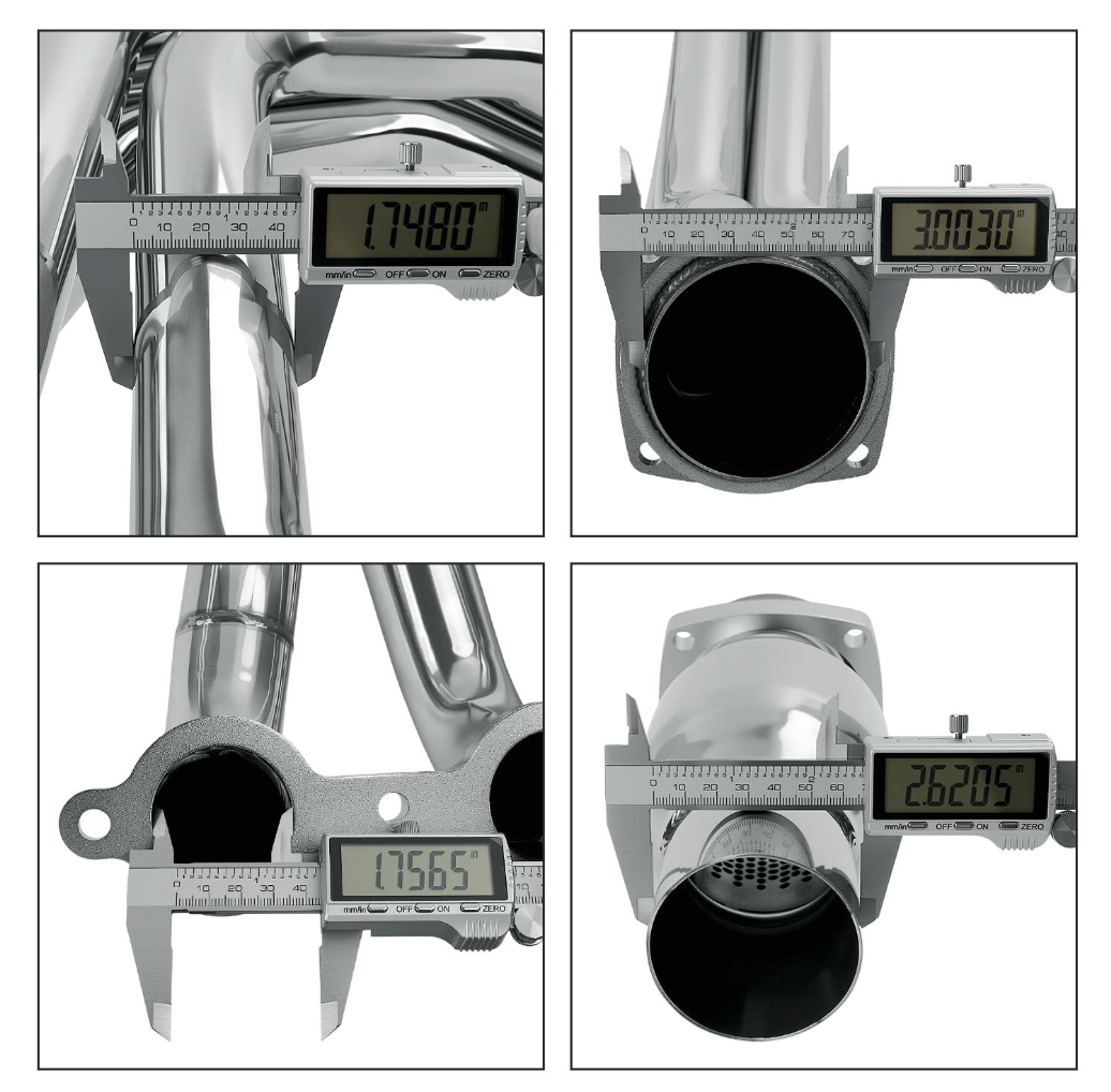 Kingman Speed® (97-04) Corvette C5 LS1/LS6 1-7/8" Long Tube Headers with Catless X-Pipe