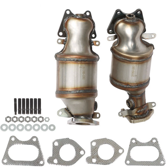 01-08 Acura MDX/TL/RL 3.5L 200 Cell Catted Down Pipe (Front + Rear)

