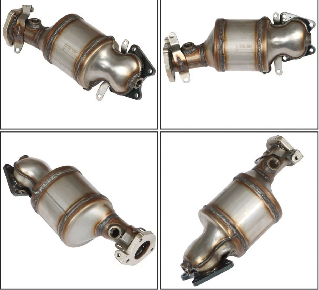 01-08 Acura MDX/TL/RL 3.5L 200 Cell Catted Down Pipe (Front + Rear)

