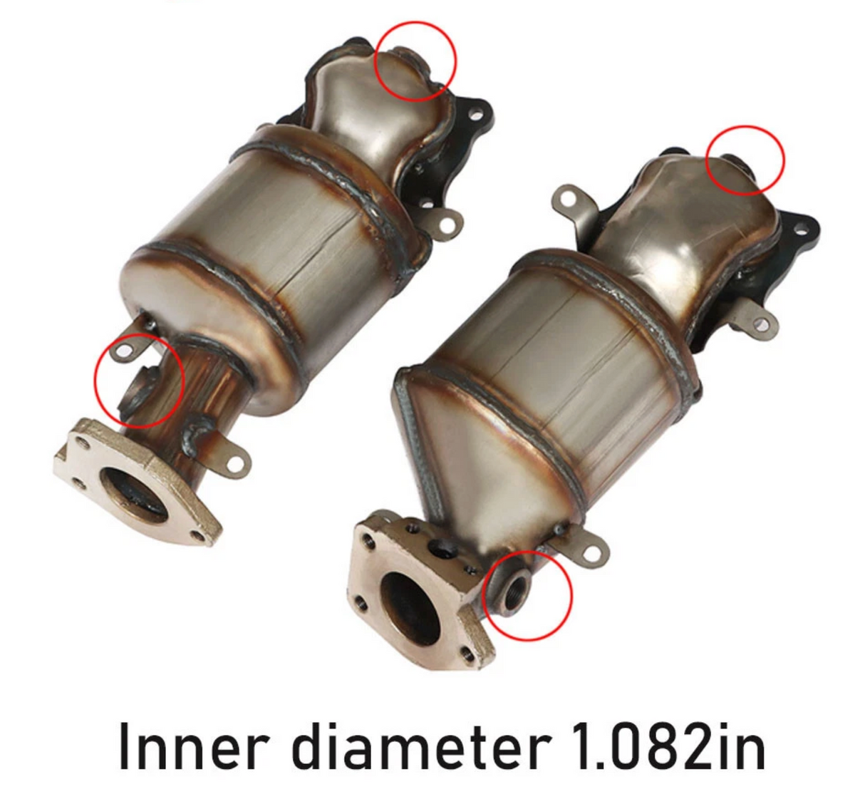 09-17 Acura RDX/MDX/TL/RL 3.5L/3.7L 200 Cell Catted Down Pipes (Front + Rear)