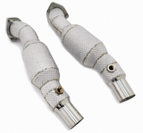 09-14 Ferrari California 4.3L F136 200 Cell Catted Exhaust Down Pipes

