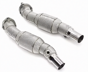 09-14 Ferrari California 4.3L F136 200 Cell Catted Exhaust Down Pipes

