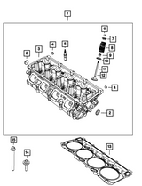 Mopar® 68225719AF (15+) SRT Hellcat/TRX/Trackhawk 6.2L Driver Side Engine Cylinder Head Assembly