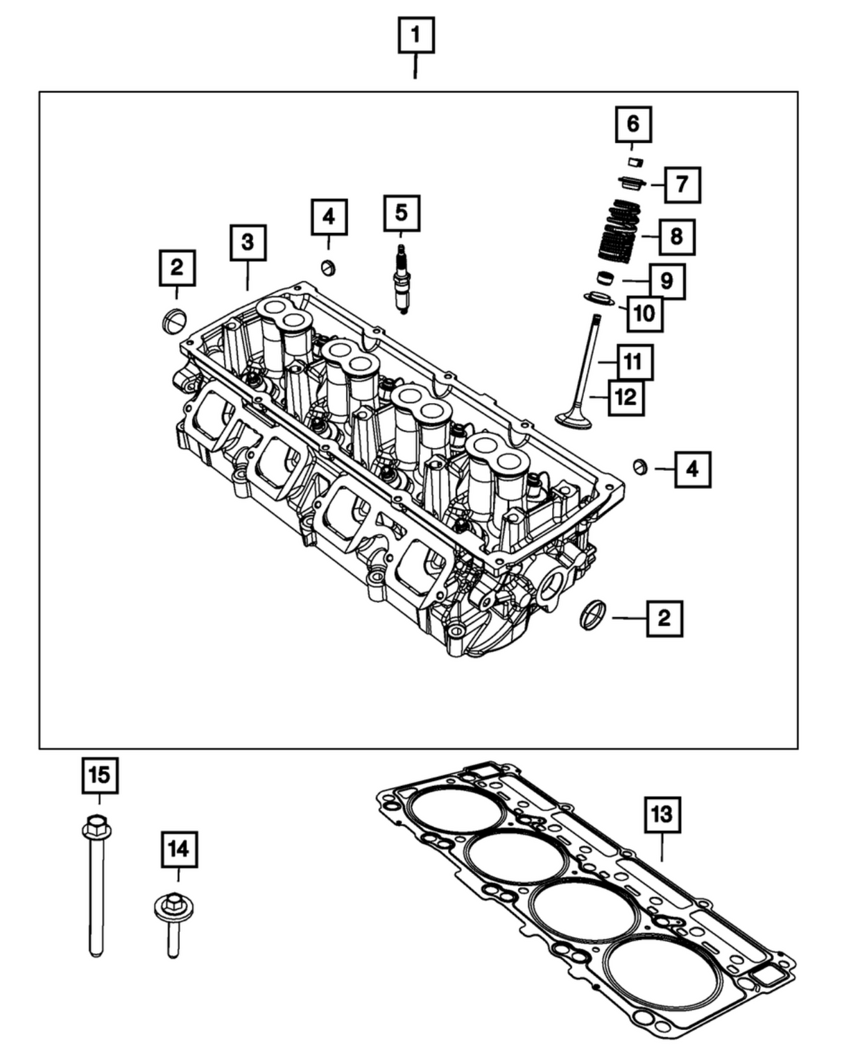 Mopar® #53022090AB GEN III HEMI Passenger Side Cylinder Head Valve Guide Seal