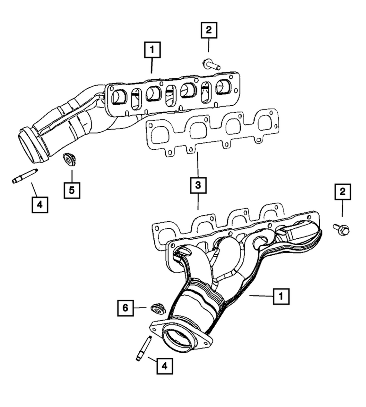Mopar® #5038099AA GEN III HEMI SRT Left Side Exhaust Manifold Gasket