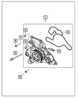 Mopar® #68165890AA (15+) SRT Hellcat/TRX/Trackhawk 6.2L OEM Water Pump Gasket