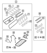 Mopar® #68294133AD (15+) SRT Hellcat/TRX/Trackhawk 6.2L Long Block Engine Gasket Kit