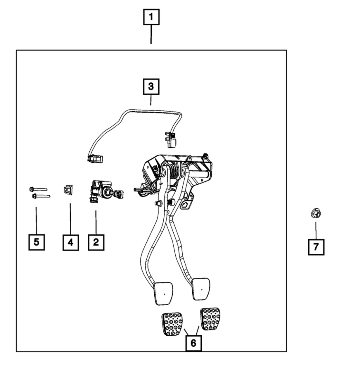 Mopar® #68265776AA (09-23) Dodge Challenger V8 Clutch Master Cylinder Assembly