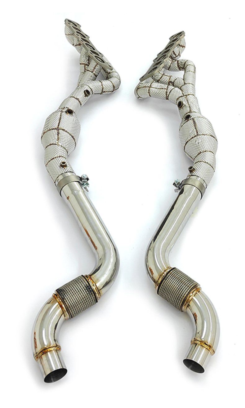Ford Mustang GT 5.0L S550/S650 1-7/8" Long Tube Exhaust Headers with Heat Wrap Layer