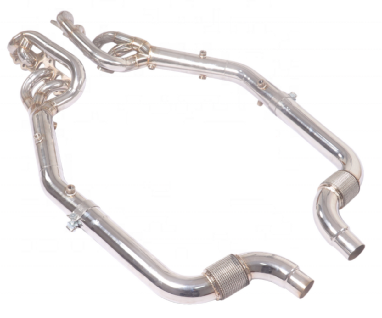 Ford Mustang GT 5.0L S550/S650 1-7/8" Long Tube Exhaust Headers with Catless Mid-Pipes
