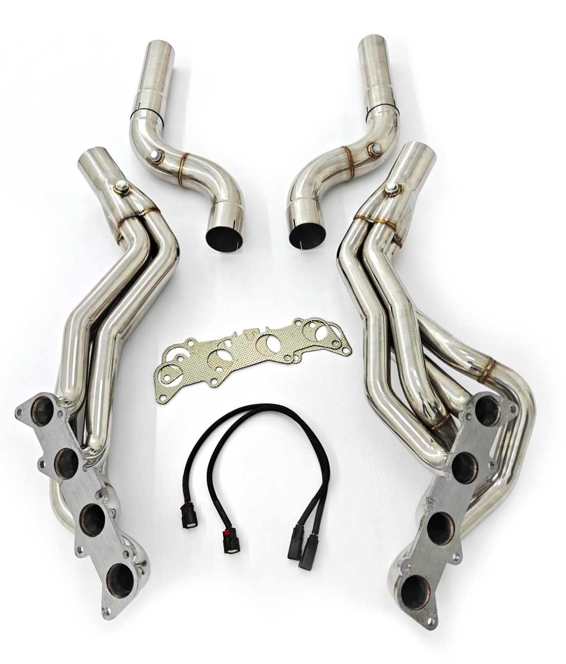 Ford Mustang GT S550/S650 1-7/8" Long Tube Exhaust Headers with Catless Mid-Pipes