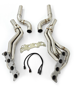 Ford Mustang GT S550/S650 1-7/8" Long Tube Exhaust Headers with Catless Mid-Pipes