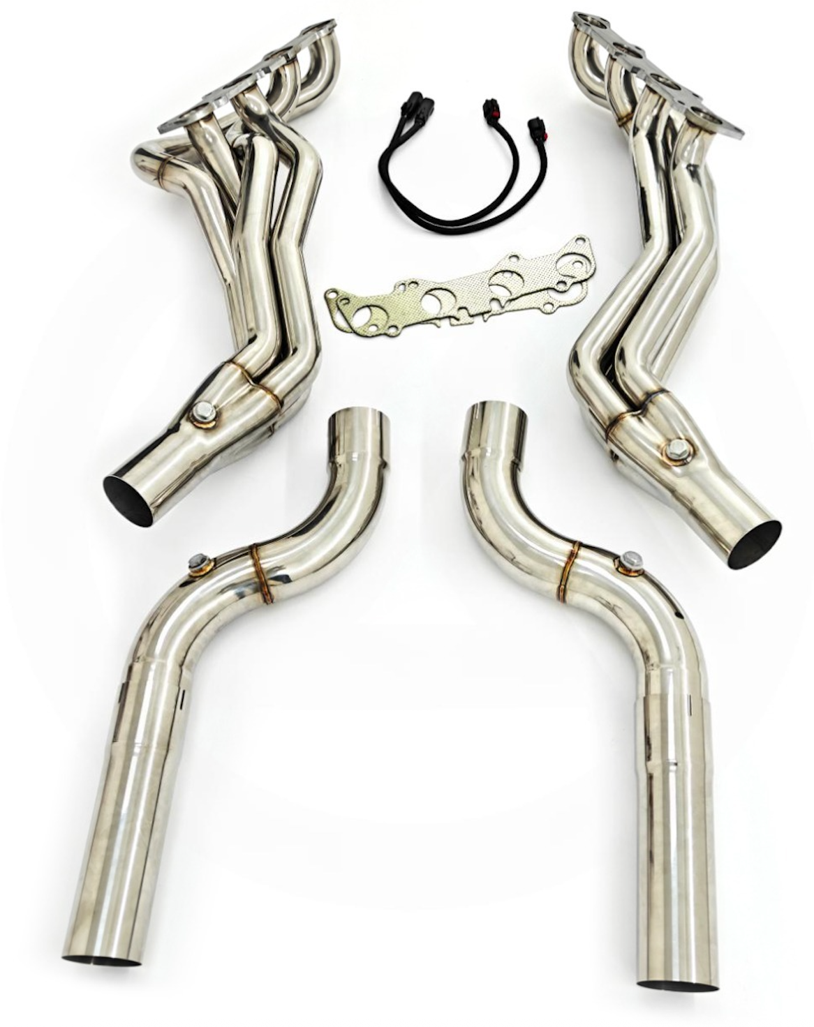 Ford Mustang GT S550/S650 1-7/8" Long Tube Exhaust Headers with Catless Mid-Pipes