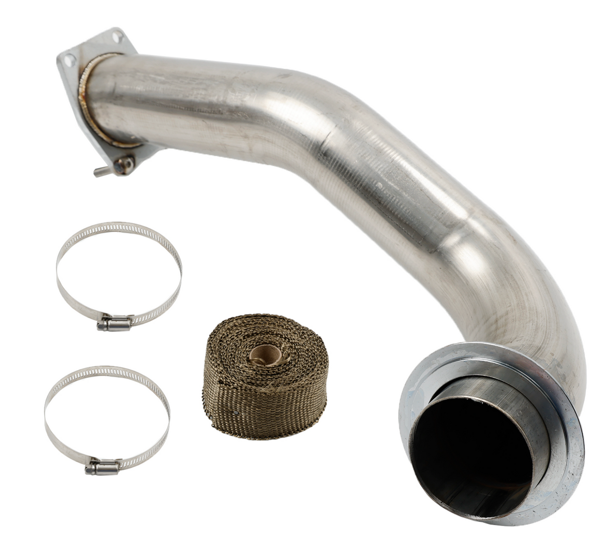 Kingman Speed® (17-23) Silverado/Sierra 6.6L L5P 304SS 3.5" Catless Exhaust Down Pipe Kit