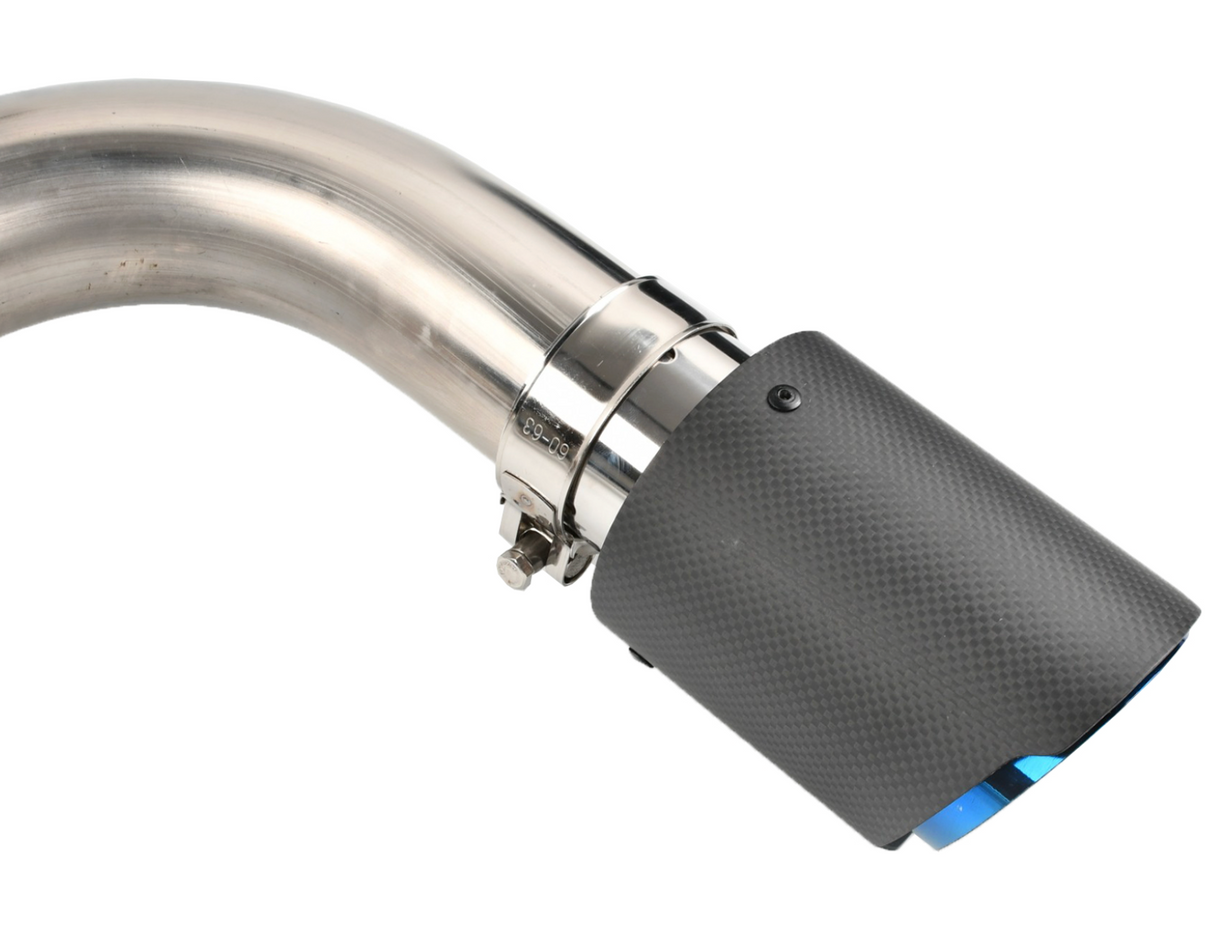 Kingman Speed® (12-16) BMW 335i/435i N55B30 304SS 3" Axle-Back Exhaust with 4" OD Carbon Tips