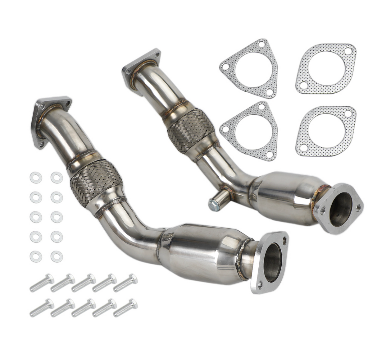 03-09 350Z/G35/FX35/M35 3.5L VQ35DE Catless Exhaust Down Pipes
