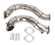BMW 135i/335i/535i/740i/Z4/X6 N54B30 Catless Exhaust Down Pipes

