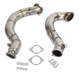 BMW 135i/335i/535i/740i/Z4/X6 N54B30 Catless Exhaust Down Pipes


