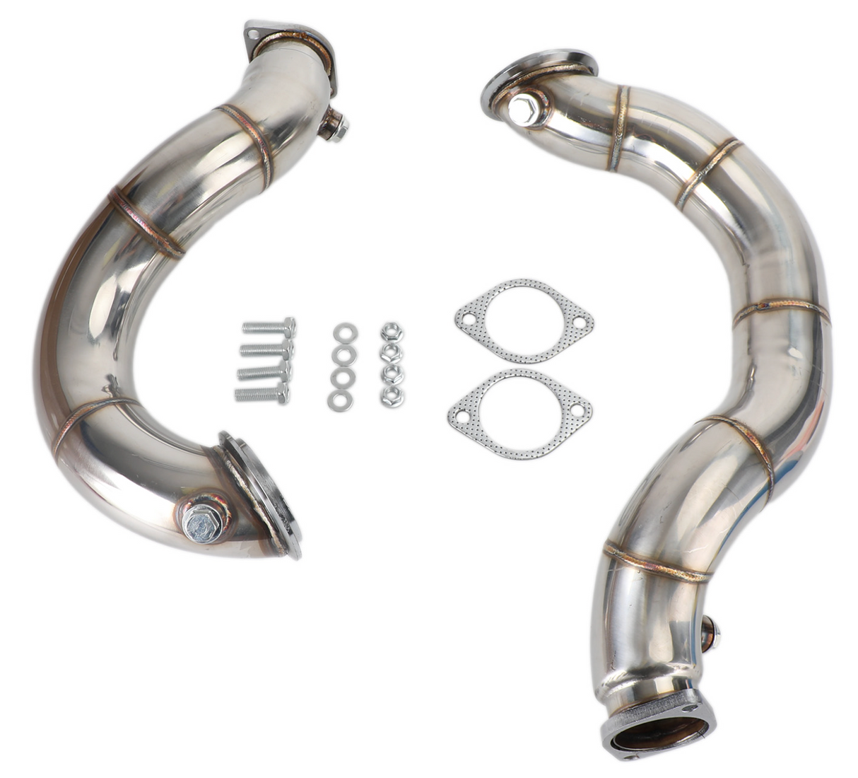 BMW 135i/335i/535i/740i/Z4/X6 N54B30 Catless Exhaust Down Pipes

