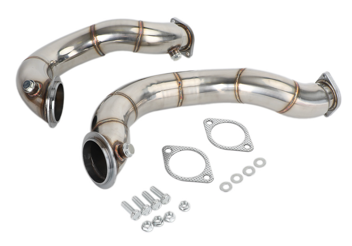 BMW 135i/335i/535i/740i/Z4/X6 N54B30 Catless Exhaust Down Pipes

