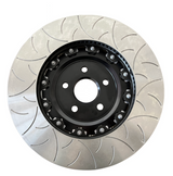 Kingman Speed® (21-23) Dodge Challenger/Charger Carbon Alloy Slotted 2-Piece 400mm x 34mm (15.75” x 1.34”) 12-Bolt Front Brake Rotor (BR7 Code)